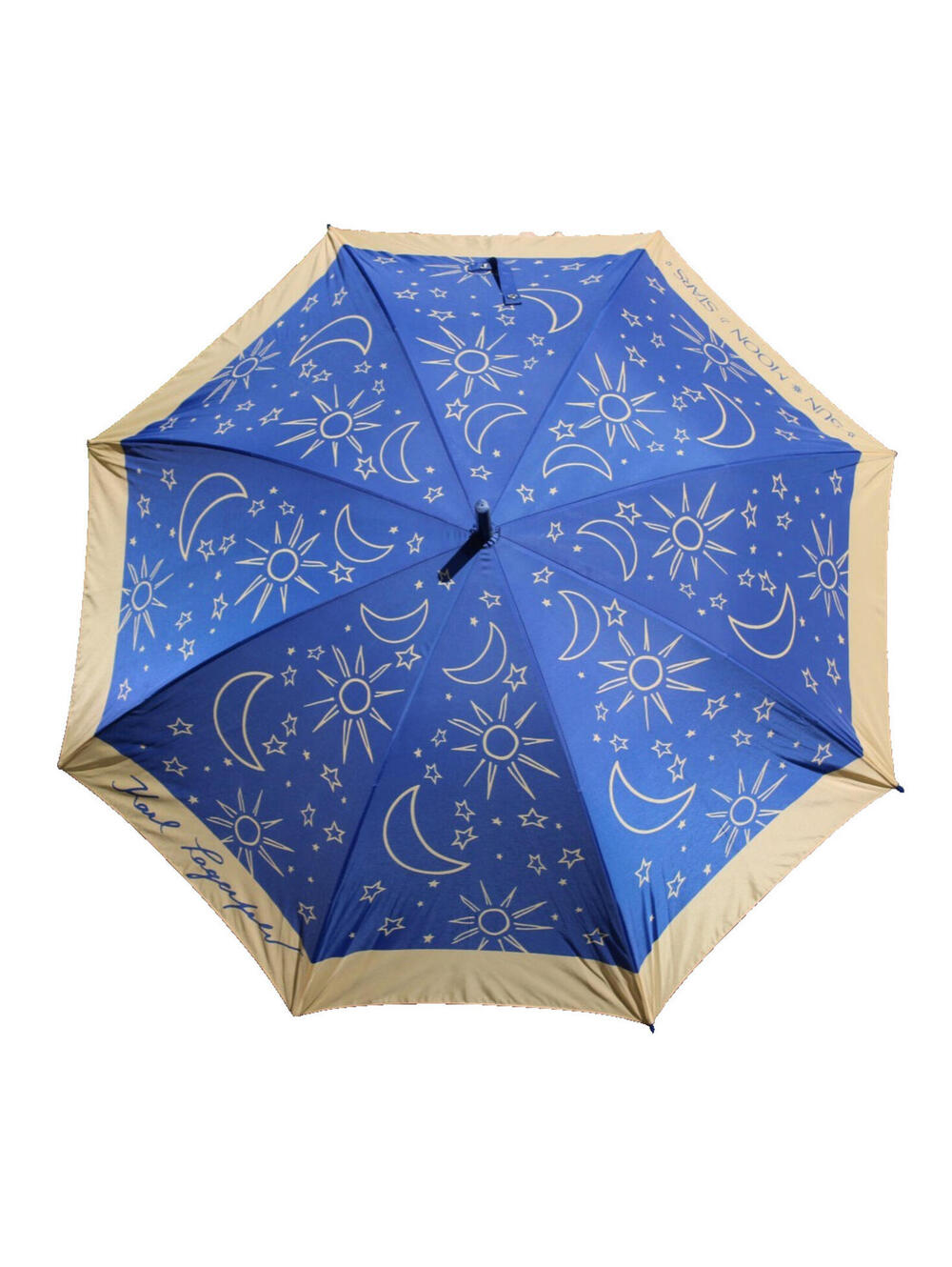 Vintage Karl Lagerfeld Sun Moon Stars umbrella